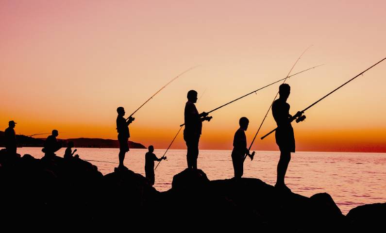 Fishing Rod Hire - Wharf/Kids