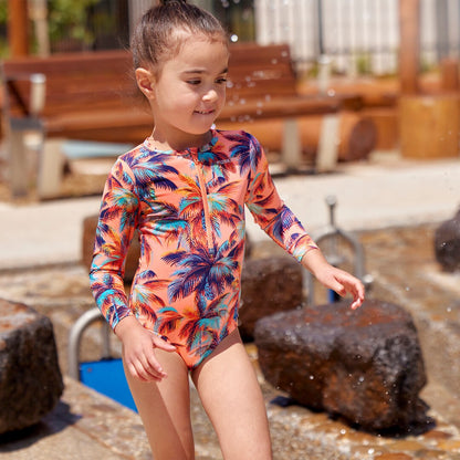 Toddler Girl's Sun Cover One Piece Sand Storm