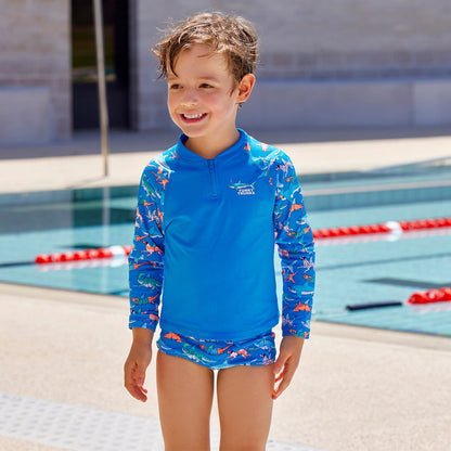 Toddler Boy's Zippy Rash Vest Fin Swimming