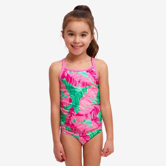 Toddler Girl's Swim Steady Tankini & Brief Tropic Palm