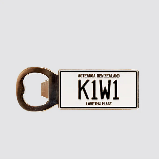 Number Plate Bottle Opener - Kiwi