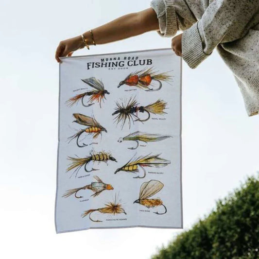 Fishing Tea Towel