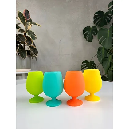 Campinas Stemm Silicone Unbreakable Wine Glasses 4 pack